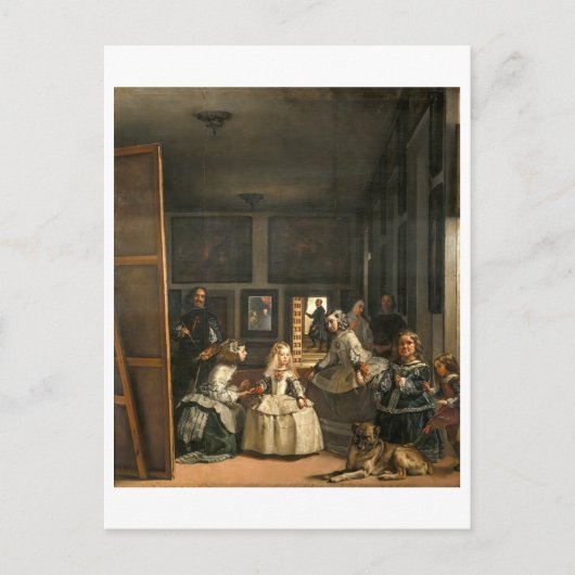 Las Meninas | Diego Velá zquez | Postkarte (Vorderseite)
