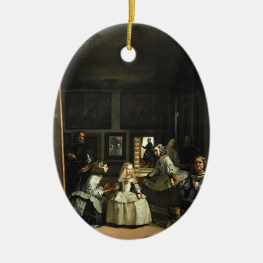 Las Meninas Diego Velázquez Kunstkunst Keramikornament (Vorne)