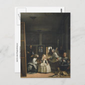 Las Meninas Diego Velázquez Kunstkunst Postkarte (Vorne/Hinten)