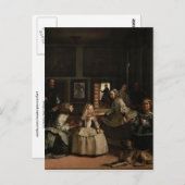 Las Meninas Diego Velázquez Kunstkunst Postkarte (Vorne/Hinten)