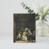 Las Meninas Diego Velázquez schöne Kunst Postkarte (Stehend Vorderseite)