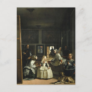 Las Meninas Diego Velázquez schöne Kunst Postkarte