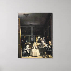 Las Meninas durch Velasquez Leinwanddruck
