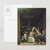 Las Meninas, Familie Philip IV, c.1656 2 Postkarte (Vorne/Hinten)