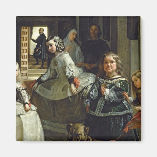 Las Meninas, Familie Philip IV, c.1656 Magnet (Vorne)