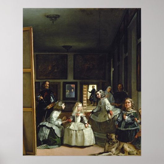 Las Meninas, Familie Philip IV, c.1656 Poster (Vorne)