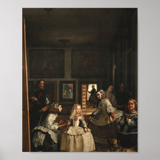 Las Meninas oder die Familie von Philip IV 1656 Poster (Vorne)