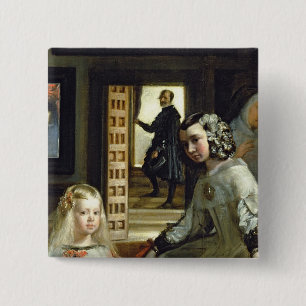 Las Meninas oder die Familie von Philip IV, c.1656 Button