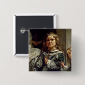 Las Meninas oder die Familie von Philip IV, c.1656 Button (Vorne & Hinten)