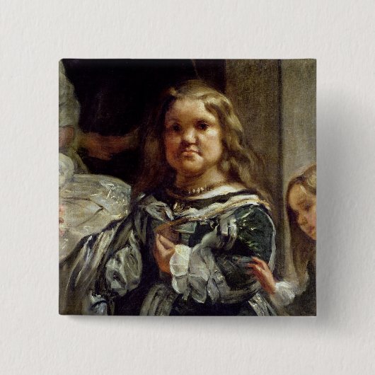 Las Meninas oder die Familie von Philip IV, c.1656 Button (Vorderseite)
