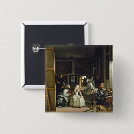 Las Meninas oder die Familie von Philip IV, c.1656 Button (Vorne & Hinten)