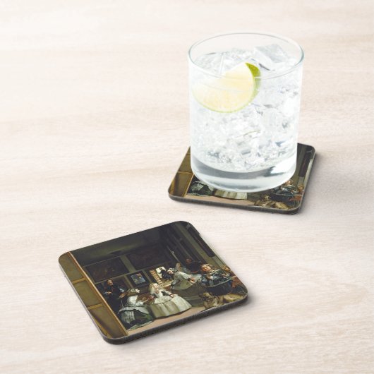 Las Meninas oder die Familie von Philip IV, c.1656 Getränkeuntersetzer (Rechte Seite)