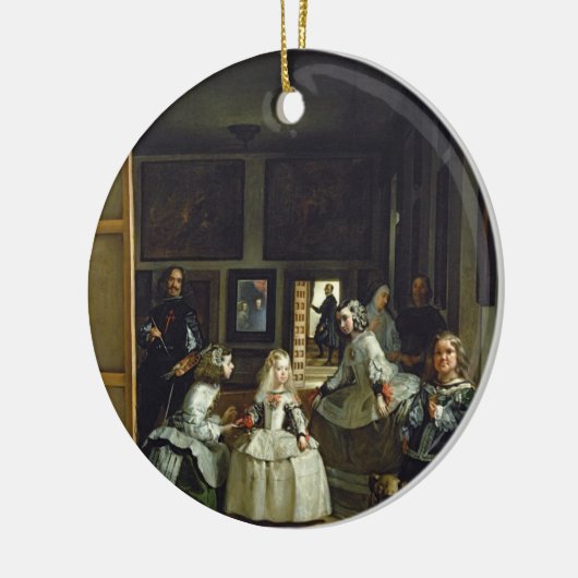 Las Meninas oder die Familie von Philip IV, c.1656 Keramikornament (Links)