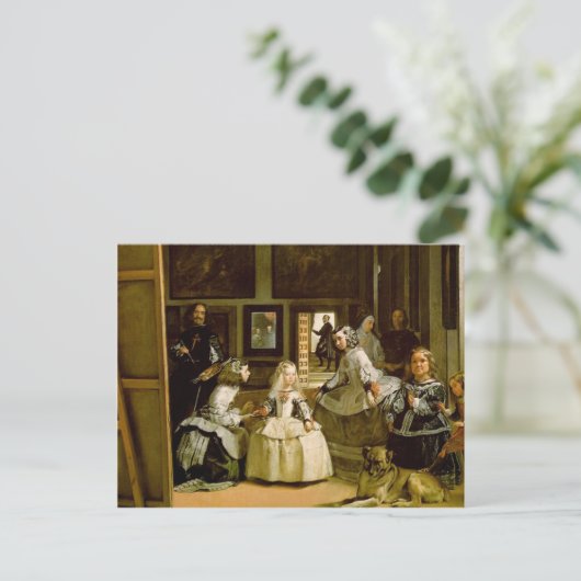 Las Meninas Postkarte (Stehend Vorderseite)
