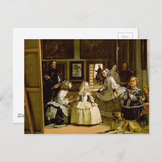 Las Meninas Postkarte (Vorne/Hinten)