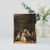 Las Meninas Postkarte (Stehend Vorderseite)
