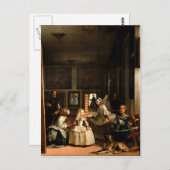 Las Meninas Postkarte (Vorne/Hinten)
