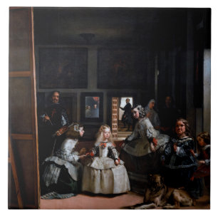 Las Meninas, The Trauzeuginnen, Diego Velazquez Fliese