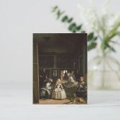Las Meninas von Diego Velazquez Postkarte (Stehend Vorderseite)