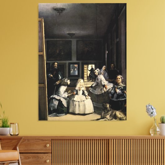 Las Meninas von Velasquez Leinwanddruck (Insitu (Wohnzimmer))