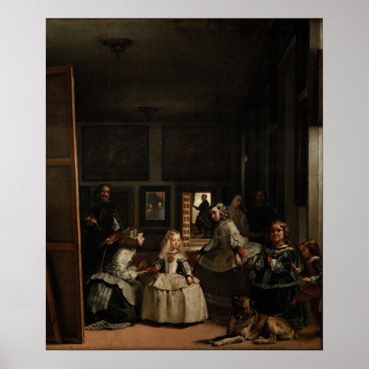 Las Meninas von Velazquez Poster (Vorne)