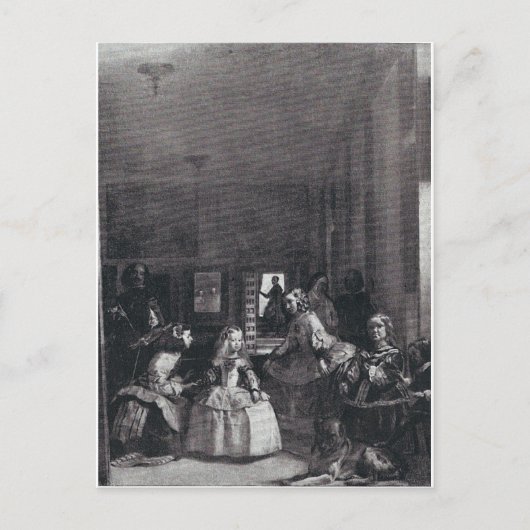 "Las Meninas." von Velazquez Postkarte (Vorderseite)