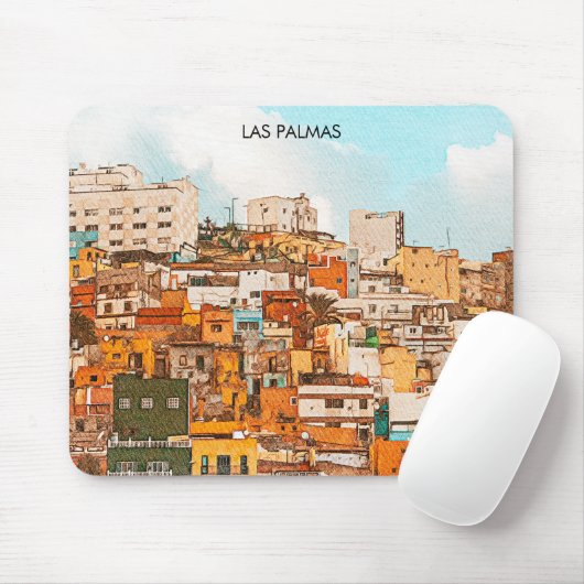 Las Palmas Gran Canaria City View Mousepad (Mit Mouse)