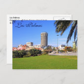 Las Palmas, Gran Canary Island, Spanien Postkarte (Vorne/Hinten)