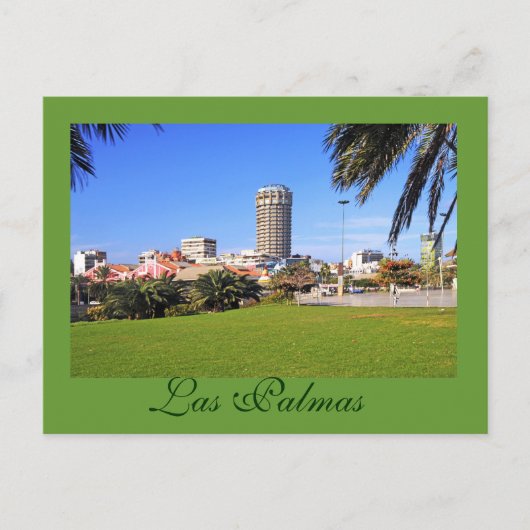 Las Palmas, Gran Canary Island, Spanien Postkarte (Vorderseite)