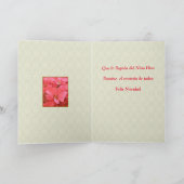 Las Pascuas son simbolo de alegria en la Navidad Karte (Innenseite)