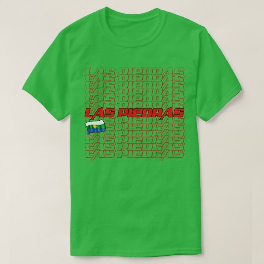 Las Piedras Cascade-Text T-Shirt (Design vorne)