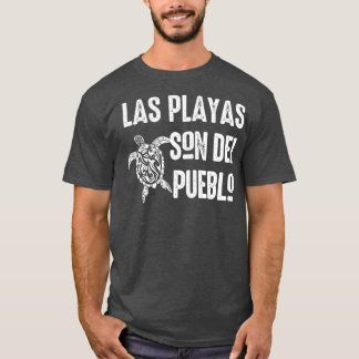 Las Playas Son del Pueblo Rett Strand Puerto Ri T-Shirt