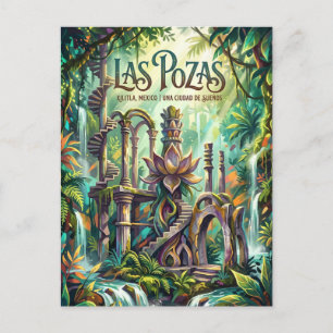 Las Pozas, Xilitla Mexiko Postkarte