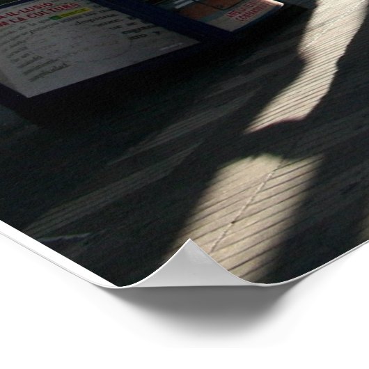 Las Ramblas, Barcelona Poster (Ecke)