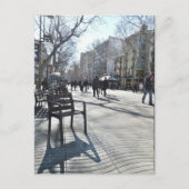 Las Ramblas de Barcelona Postkarte (Vorderseite)