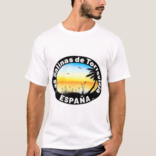 Las Salinas De Torrevieja Spanien T-Shirt (Vorderseite)
