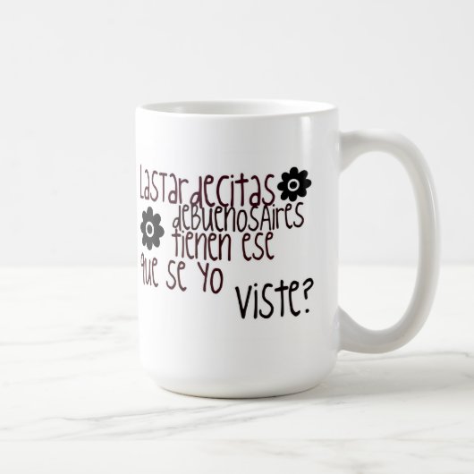 Las Tardecitas De Buenos Aires Tasse (Rechts)