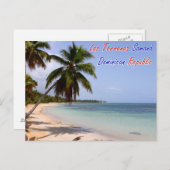Las Terrenas Beach Samana Dominikanische Republik Postkarte (Vorne/Hinten)