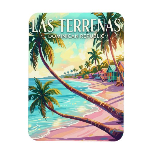 Las Terrenas Dominikanische Republik Magnet (Vertikal)