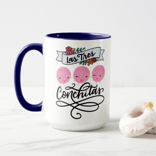 Las Tres Conchitas, Pan Dulce Tasse (Mit Donut)