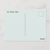 Las Tunas Cuba Postkarte (Rückseite)