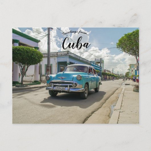 Las Tunas Cuba Postkarte (Vorderseite)