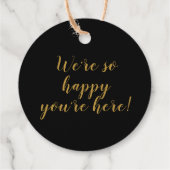 Las Veags Wedding Sign REAL Geschenkanhänger (Rückseite)