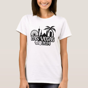 Las Vegas 2024 mit Würfeln und Stadtbild T-Shirt