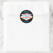 Las Vegas 40. Geburtstag Party Stickers (Tasche)