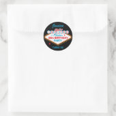 Las Vegas 50. Geburtstagsparty Sticker (Tasche)