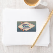 Las Vegas Address Labels Wedding Casino Adressaufkleber (Insitu)