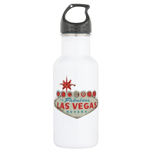 Las Vegas .ai Edelstahlflasche (Vorderseite)