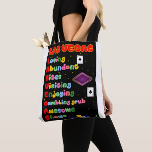 Las Vegas Akronym Tote Bag Tasche