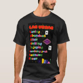 Las Vegas Akronym Tourist-T-Shirt T-Shirt (Vorderseite)